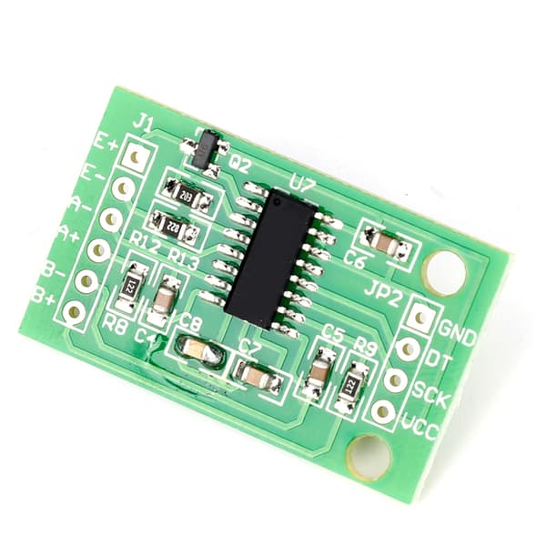 5 st HX711 Dual-Channel 24-bitars lastcell ADC-modul Högprecisionsviktsgivarkit