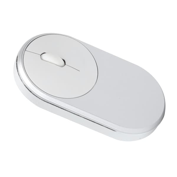 2.4Ghz Trådløs Mus Genopladelig Bluetooth Optisk USB Plugin Notebook Kontor Tilbehør (Sølvgrå)