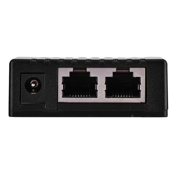 POE Splitter Power Over Ethernet Injector Adapter til LAN-netværk Sort