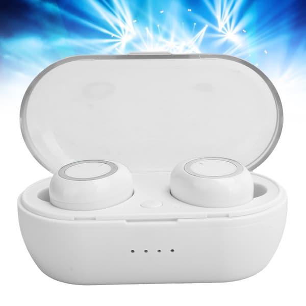 Y50 Trådløs Bluetooth-øretelefon Bluetooth-ørepropper Stereo-hovedtelefon Bluetooth 5.0-headset Hvid