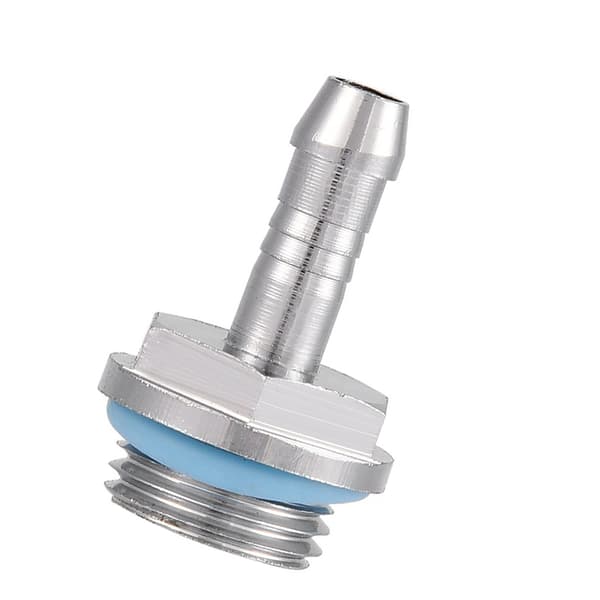 6 STK PC Vandkøling TwoTouch Fitting G1/4 Gevind Barb Connector til Slange 7.5mm