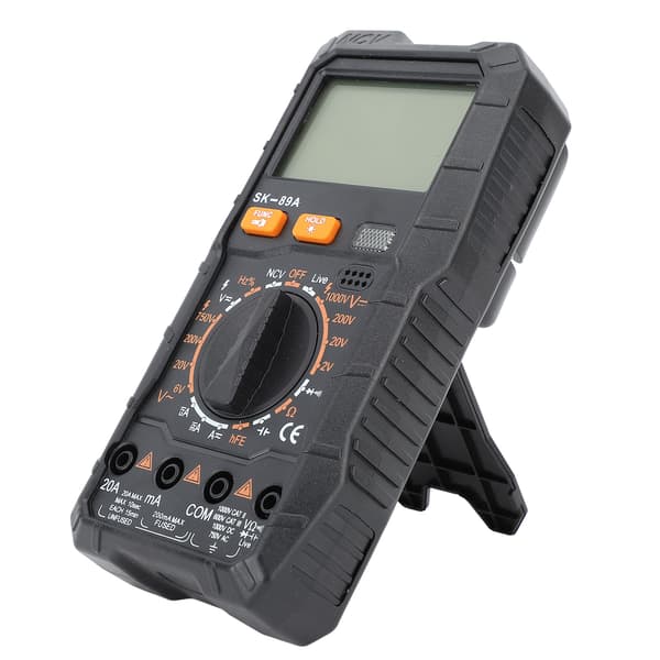 Auto-Ranging Digitalt Multimeter med Stemme, AC/DC Spændingsstrøm, Kapacitans Modstand Frekvensmåler