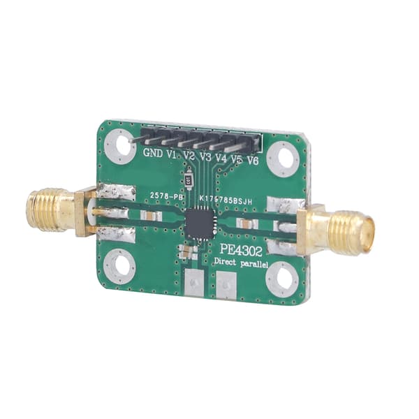 RF-dæmpningsmodul 6-bit 1MHz-4GHz digital styring, 3,3V parallel/seriel grænseflade