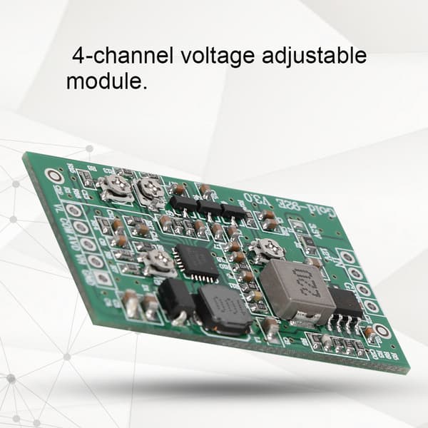 Boost Board Modul LCD TCON-kort VGL VGH VCOM AVDD 4 justerbara guld-92E Zhide