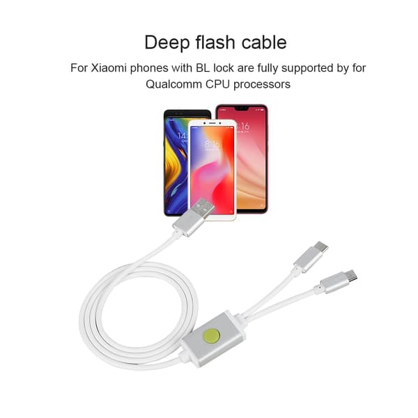 Deep Flash-kabel Åben Port 9008-tilstand til BL-låse Engineering til Xiaomi-telefon