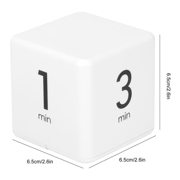Gravitationssensor Kubtimer Display Tidshantering för Hem Kök Skola Kontor 1-3-5-10 Minuter