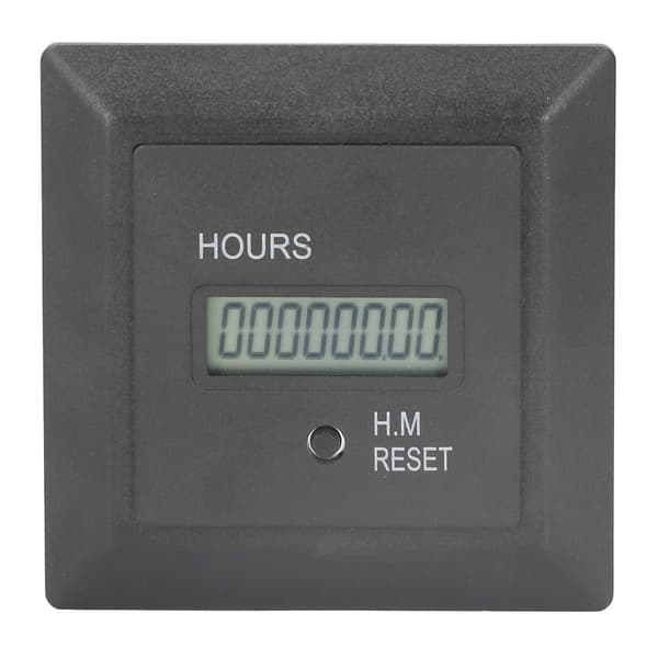 Digital timetæller 0-999999H 59M AC100-240V Industriel Målerdisplay