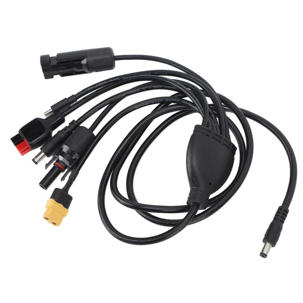 Solopladningskabel Panelstik DC Han til XT60 Han Hun USB C til Anderson DC Han Hoved 1 til 6 1,2 meter