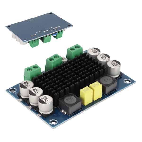 Mono effektforstærkerkort 100W 1-kanals forstærkermodul til lydsystemhøjttaler DIY DC12‑26V