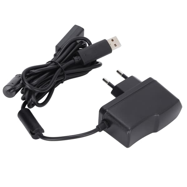 USB till nätadapter Högkänslig nätadapteromvandlare strömkabel för Xbox 360 Kinect-sensor EU-kontakt 100‑240V