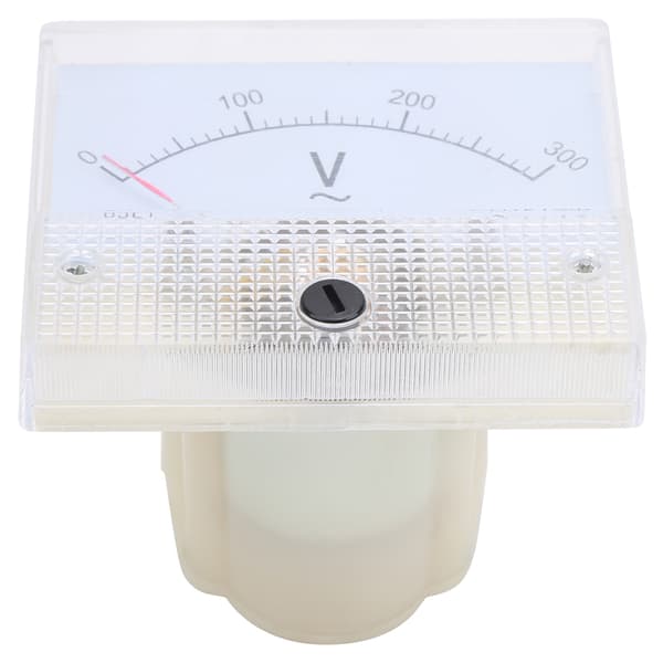 85L1 AC 0-300V Analog Voltmeter, Klar Skive ABS Panelmåler til Spændingstest