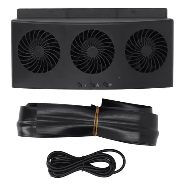 Biludstødningsventilator Luftcirkulation USB-drevet Bilrudeventilator til lugtfjernelse Varmedissipation