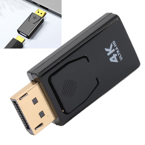 DP till HD Multimedia Interface-adapter 4K 1080P DP hane till High Definition Multimedia Interface hona-kontakt