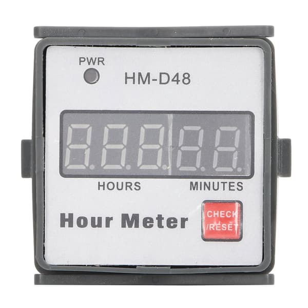 Timetæller Digital Display Timer ABS Måler 0‑999,99 Timer Tidsværktøj AC 220‑240V
