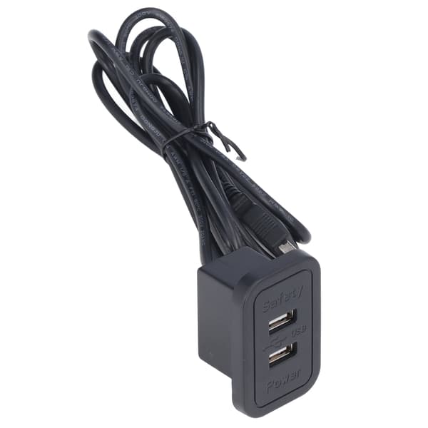 Dobbelt USB-ladestation 5V Sofa Indbygget USB-strømhub Ledningsplade Strømudtag Stik til husholdning