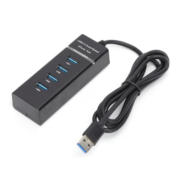 1 til 4 USB 3.0 HUB Han til Hun USB Forlængeradapterkabel Splitter til PC Bærbar