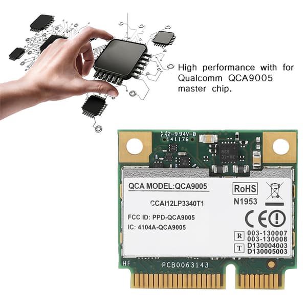 QCA9005 802.11AD Bluetooth 4.0 Wigig 7Gbps trådløst netværkskort til Dell 6430u E5440 E7440