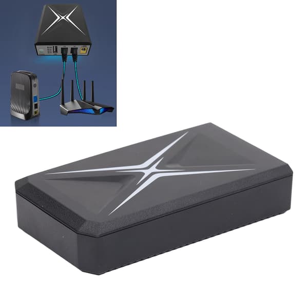 Mini UPS Batteribackup 10400mAh Avbrottsfri Strömförsörjning för Säkerhetskamera Router WiFi