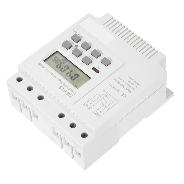 TM-163 Trefas 380V Smart Digital Veckoprogrammerbar Kontroll Strömbrytare