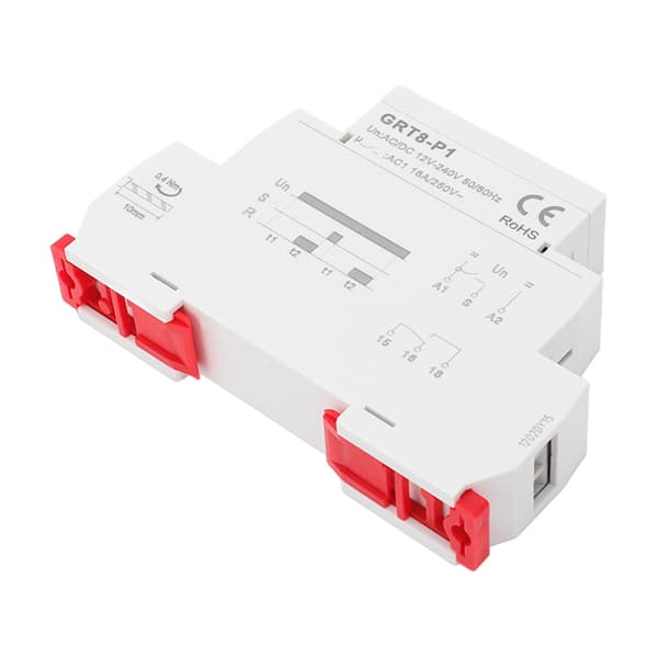 Tidsforsinkelsesrelæmodul Multifunktionel Pulsafbryder LED-indikator AC DC 12-240V