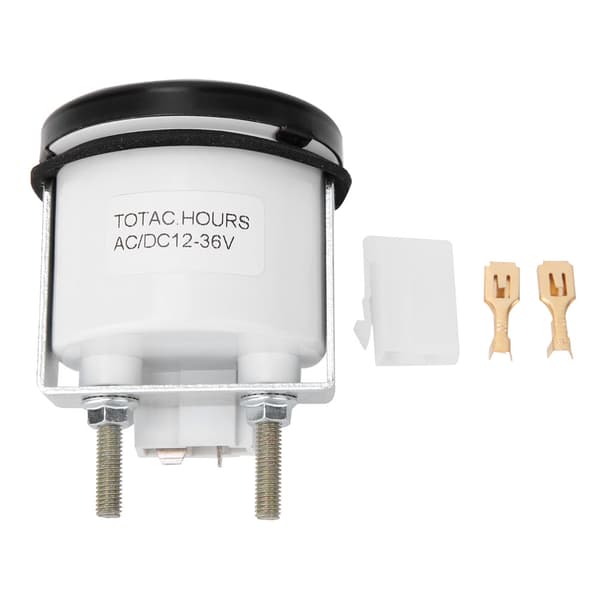 Digital LCD-timetæller til generator og maskiner, 0-999999.99H, motortimer