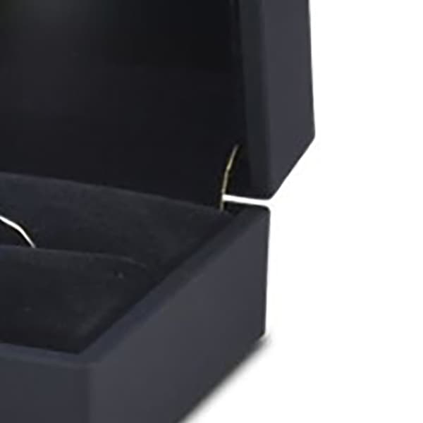 Svart LED-ringask Premium förslagspresentförvaringsfodral