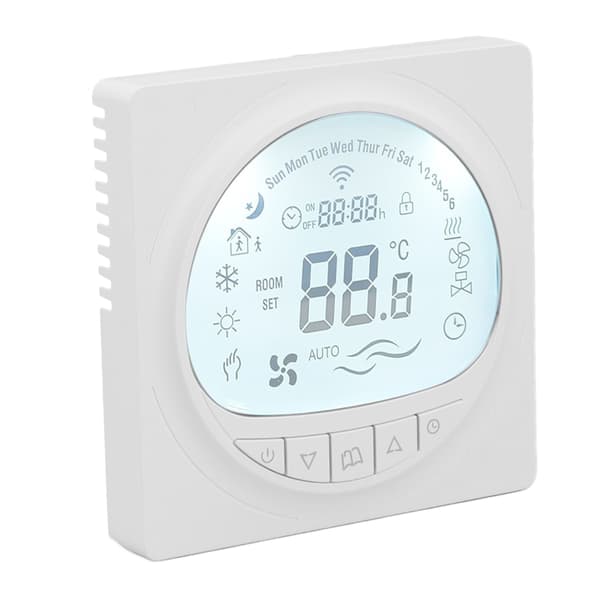 Golvvärmetermostat programmerbar stor LCD-display VVS-temperaturregulator med 485-kommunikation 220V
