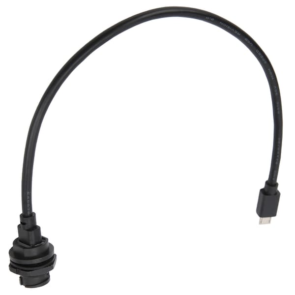 Vandtæt IP68 Micro USB Hun til Han Kabelstik med 1M Ledning E10MCBFF/MCAM