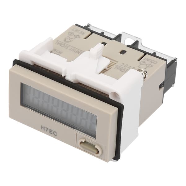 H7EC NV DC 3-36V Digital Elektrisk Tæller Totalisator med 8-cifret LCD-display