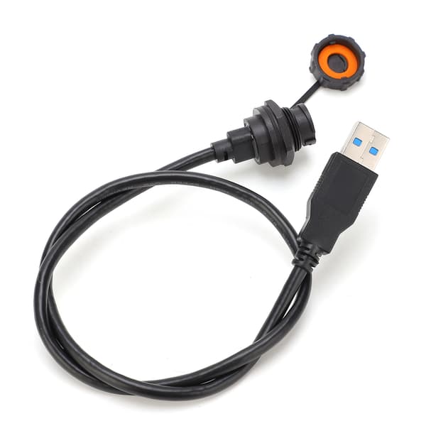 Vandtæt USB-C hun til USB 3.0 han kabelstik IP68 0,5m E10TPCBFF/U3AM