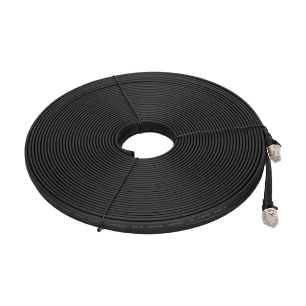 Cat8 Ethernet-kabel 40 Gbps transmissionshastighed 2000 Mhz højhastigheds internetkabel til pc-router til PS5 til PS3 30m