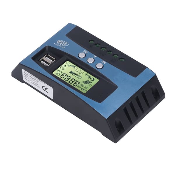MPPT Solar Charge Controller 100A, 12V/24V Auto Digital Display, PV Regulator med Real-Time Tracking, Batterioplader