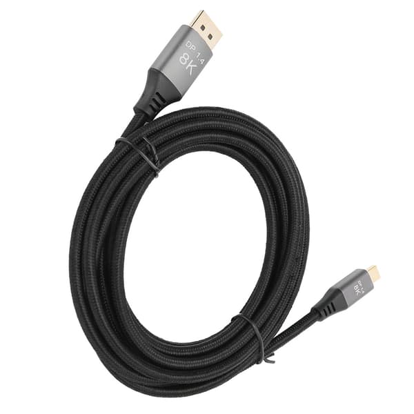 B0305-3 mini dp–DP-kaapeli 1.4-versio 8K teräväpiirtokaapelisovitin 3 metriä