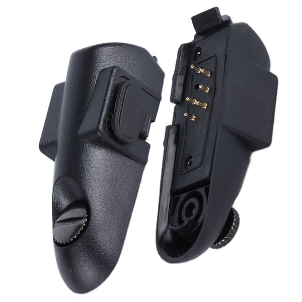 2 stk. Walkie-Talkie 7-ben til 2-ben headsetadapter Bærbar lydheadsetadapter til GP328 GP340