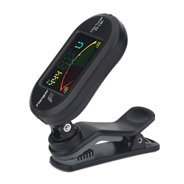 Flanger FT-12C Farverig Skærm Tuner med Clip-Mount til Guitar Bas Ukulele Violin