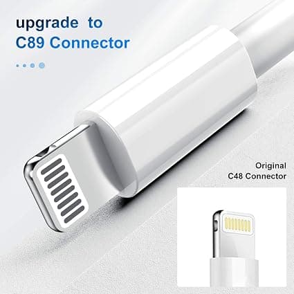 MFi-certifierad USB till Lightning snabbladdningskabel för iPhone iPad 2-pack, 1 meter flätad nylon kompatibel