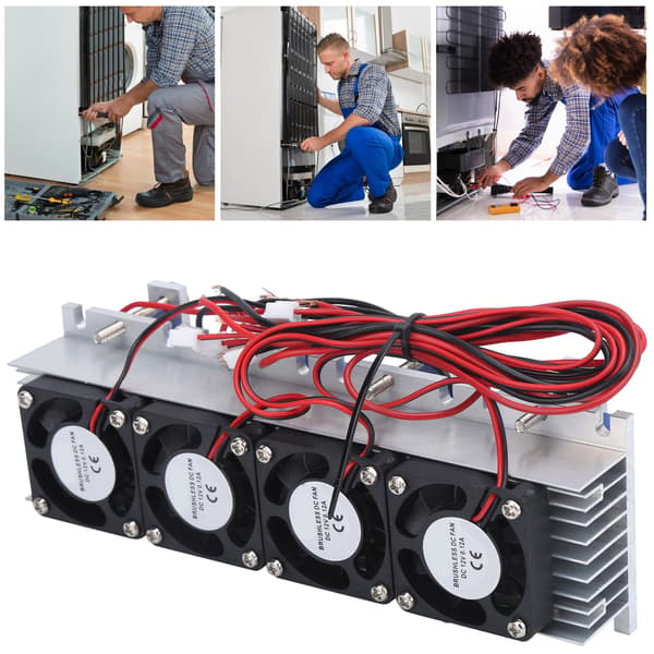 Termoelektrisk køler 288W Peltier 12V DC halvleder luftkøler DIY kølesæt