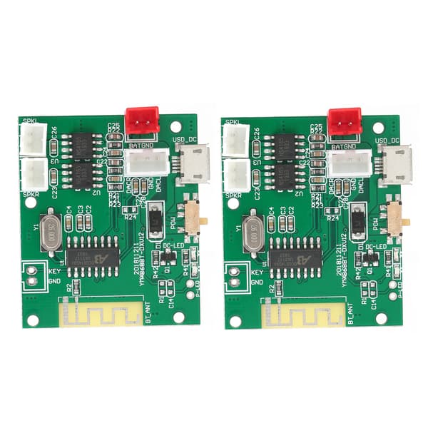 1 par effektforstærkermodul forstærkerkort lydstereo højttaler til Bluetooth 5.0 TWS 3.7-5V