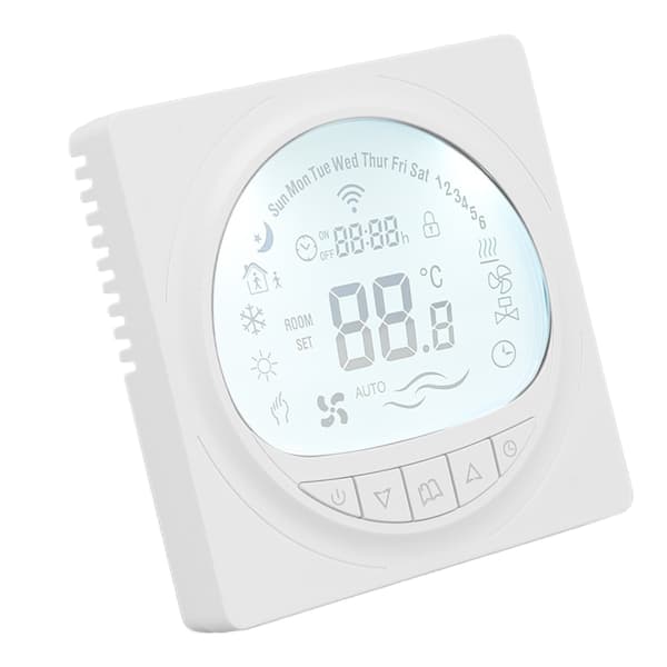 Golvvärmetermostat programmerbar stor LCD-display VVS-temperaturregulator med 485-kommunikation 220V