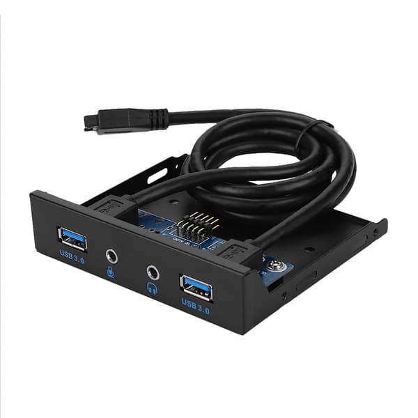 USB3.0 LJUD Diskettenhet Frontpanel 3,5 tum 2 USB3.0-gränssnitt med mikrofonljud