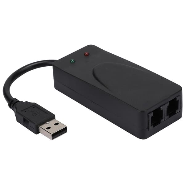 Faxmodem Dubbelport USB2.0 56K Externt Modem Drivrutin för Win 7/Win 8/Win 10/Win XP