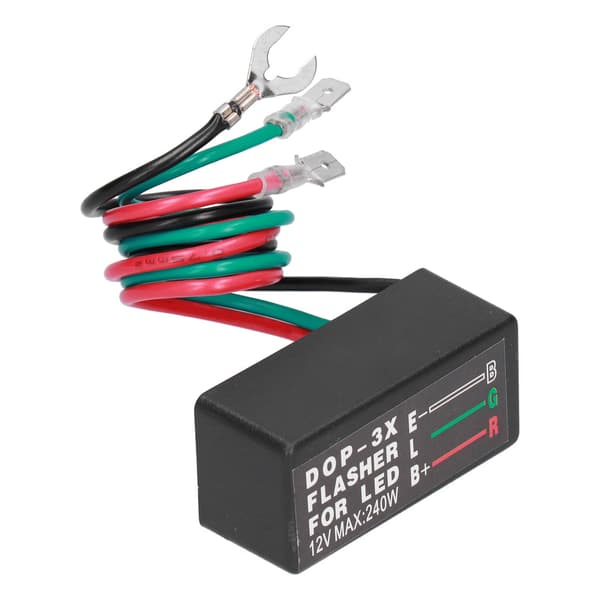 Bil 12V 20A LED Blinkersrelä DOP-3X Universell Motorcykel Indikator Blinkermodul
