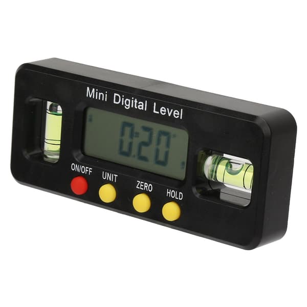360 graders mini digital vinkelmåler inklinometer magnetisk bund (100 mm)
