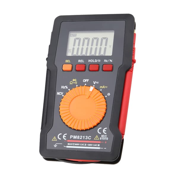PEAKMETER PM8213C Digitalt Multimeter, Højpræcisions Auto-Ranging Tester