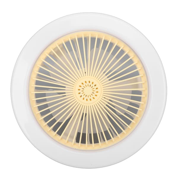 30W Lysventilator 9.8in Lille Aromaterapi Støjsvag Loftventilator Lys E27 LED Ventilatorlys 86‑265V