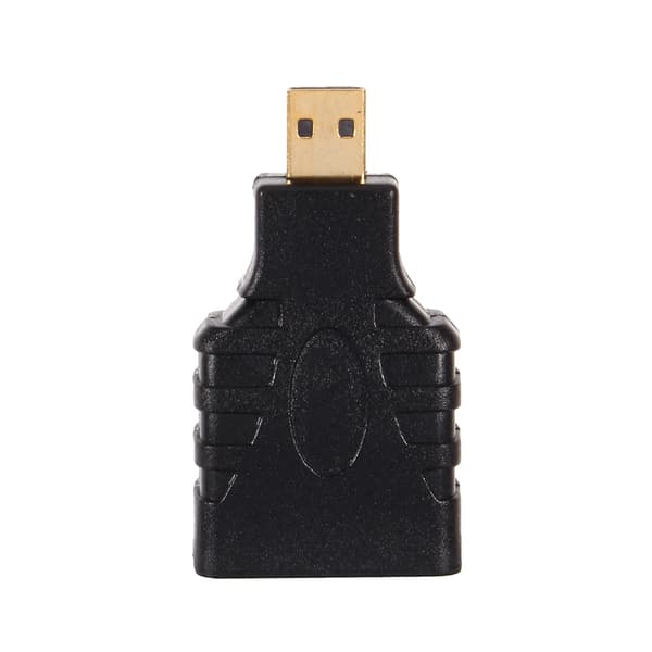 Micro HDMI til HDMI Audio Video Konverter Scaler Adapter til HDTV DVD Smartphone
