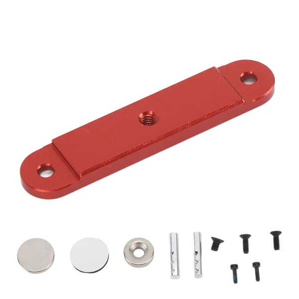 RC Shell Mount Post Set Erstatning til AXIAL 1/24 til SCX24 Stærk Magnetisk Kraft Reducerer Vibration RC Bilskalspost Rød
