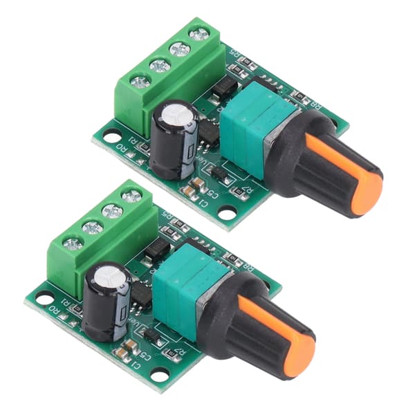 2-pak DC 1.8V-12V PWM Motorhastighedsregulatorafbryder til ventilatorpumpe, variabel kontrolkort
