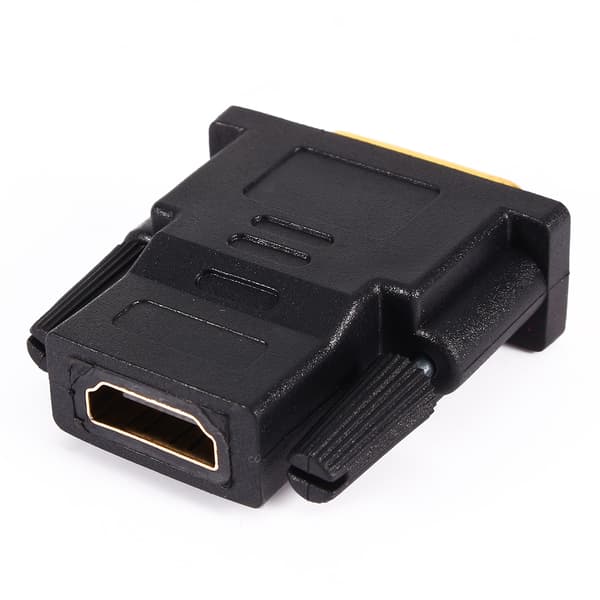 DVI 24+1 Han til HDMI Hun PC Kabel Adapter Konverter til Digital HDTV LCD