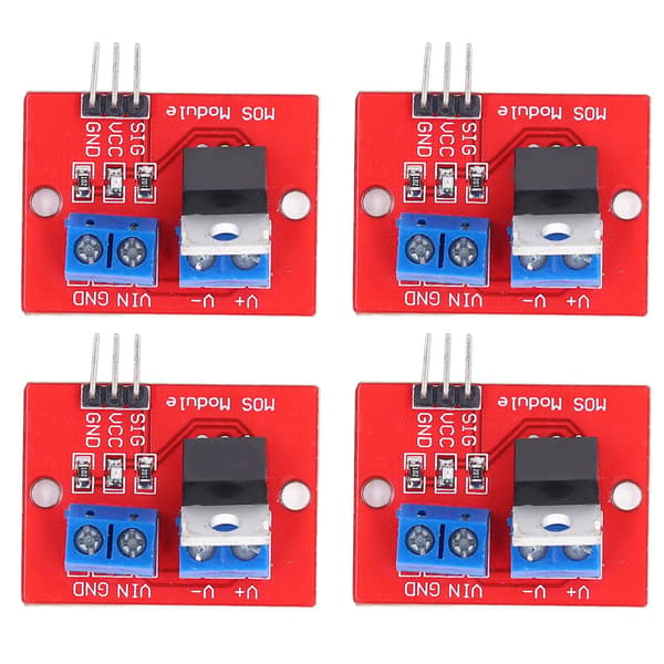 4 stk. MOS Driver Modul Kort Sæt 0-24V til Raspberry Pi GPIO Tilbehørssæt